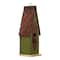 Glitzhome® 13" Hanging Distressed Wood Garden Birdhouse